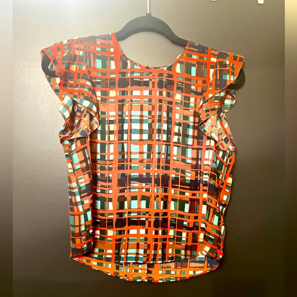 Sunday best ruffle sleeve blouse